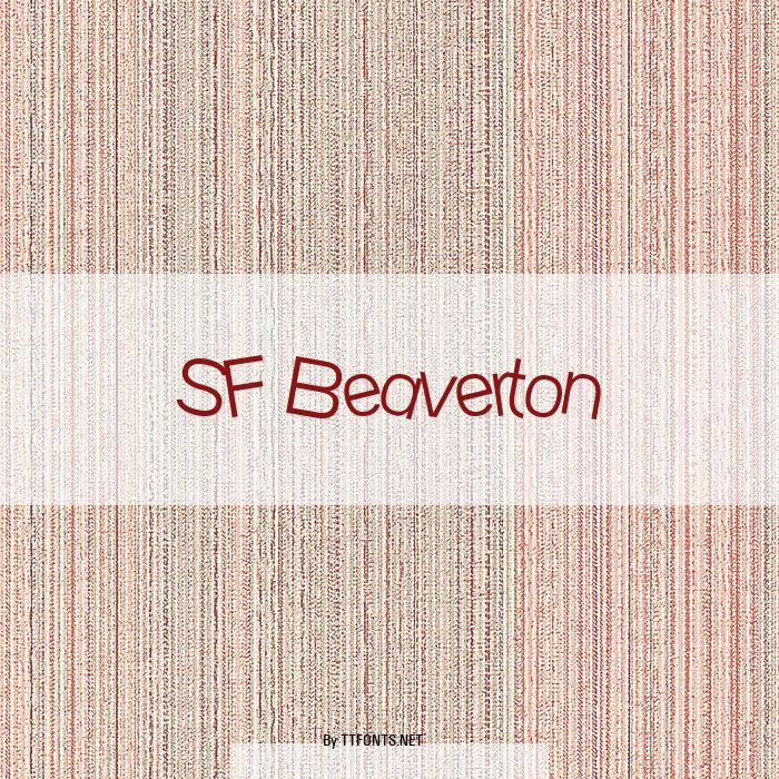 SF Beaverton example